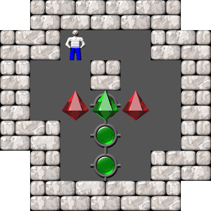 Sokoban Mass Remodel level 1806